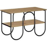 Syfax Support TV 80 x 40 x 50 cm, en bois stratifié imitation chêne artisanal
