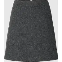 Selected Tweed-style A-line Mini-jupe Femme Le noir 36