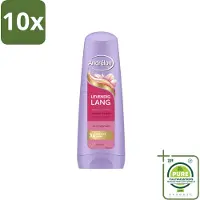 Unilever 10 x Après-shampooing Andrélon Levendig Lang - 200 ml - Lot de 10 pièces