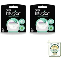 Wilkinson 2 lames de rechange Intuition Sensitive Care, adaptées aux peaux sensibles - Pack économique - 2 pièces