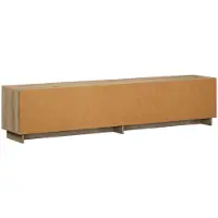 Syfax Meuble TV bas, dimensions 180 x 34,5 x 40 cm, en panneaux de particules imitation chêne artisanal