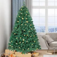 Eikuavons Arbre de Noël , 180 cm, sapin artificiel avec 250 LED, 860 décorations, sapin artificiel avec 8 modes d'éclairage et support en métal