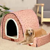 Sonstiges Grande cabane pour chien, coussin chaud pour chien, tailles XL, XXL, pour intérieur et extérieur, lavable. Taille 3XL : 105 x 80 x 78 cm