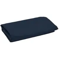 vidaXL Housse de remplacement pour parasol de jardin, diamètre 350 cm, couleur bleue, en tissu