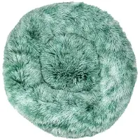Sonstiges Lit pour chien, lit pour chat, doux, rond, en peluche, 100 cm, vert