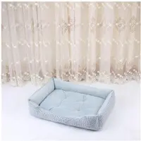 Sonstiges Lit pour chien, lavable, vert, taille XL (80x58x15 cm), antidérapant, confortable