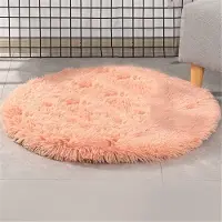 Sonstiges Tapis pour chien, lit pour animal de compagnie, en peluche douce, lavable, couleur orange, diamètre 80 cm