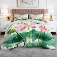Merkloos Couverture de lit king size avec un charme oriental et une composition hypoallergénique