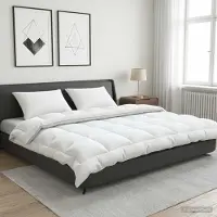 Merkloos Couette d'hiver 200x200 cm en laine australienne