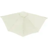 Merkloos Parasol demi-rond de 2,7 mètres - Protection UV pour balcon et jardin
