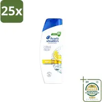 Head & shoulders 25 flacons de shampooing , parfum Agrumes Frais, contenance 250 ml, lot de 25