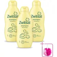 Zwitsal 3 x Shampooing pour bébé - Doux et nourrissant - 200 ml - Pack économique - 3 pièces
