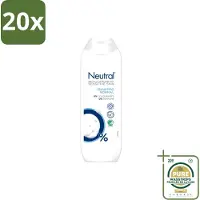 Neutral 20 flacons de shampooing neutre à 0% pour cheveux normaux - 250 ml - Lot économique - 20 pièces