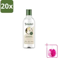 Timotei 20 flacons de shampooing 2-en-1 nourrissant - 300 ml - Lot économique - 20 pièces