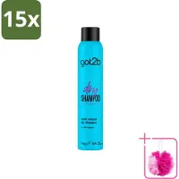 Schwarzkopf 15 x Shampoo sec volumisant Got2B Fresh & Fabulous - 200 ml - Pack économique - 15 pièces