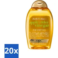 OGX - Vinaigre de cidre - Shampooing - Clarification + brillance - 385 ml - Pack avantage - 20 pièces