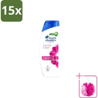 Head & shoulders 15 flacons de shampooing anti-pelliculaire , gamme Smooth & Silky, 250 ml - Pack économique - 15 pièces