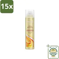 Unilever 15 x Shampooing sec Andrélon Blond pour cheveux blonds - 245 ml - Pack économique - 15 pièces