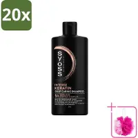 Syoss 20 flacons de shampooing Keratin Deep Caring, 440 ml chacun, lot économique (20 pièces)