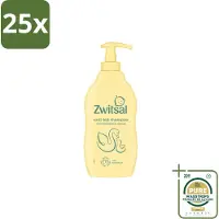 Zwitsal 25 flacons de shampooing pour bébé Anti-pellicules - 400 ml - Lot de 25