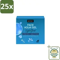 Sence 25 x Aqua Gel Hydro Shock Crème de jour 2-en-1, 50 ml - Pack économique - 25 pièces