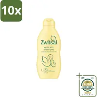 Zwitsal 10 flacons de shampooing pour bébé Anti-pellicules, 200 ml - Pack économique - 10 pièces