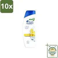 Head & shoulders 10 flacons de shampooing , parfum Agrumes Frais, 250 ml - Lot de 10
