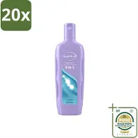 Unilever 20 flacons de shampooing 2-en-1 Andrélon - 450 ml - Lot de 20 pièces