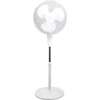 OEM Ventilateur sur pied, réglable en hauteur, oscillation à large angle, couleur blanche