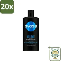 Syoss 20 flacons de shampooing volumisant - 440 ml - Lot de 20 pièces