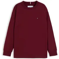 Tommy Hilfiger T-Shirt 'ESSENTIAL' rouge foncé