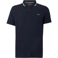 GUESS pour homme. M6YP47K4898 Polo Technique Premium marine (XL), Casuel, Coton, Manche courte