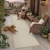 Sonstiges Tapis de couloir extérieur Läufer, 60x240 cm, couleur taupe, lavable, forme rectangulaire, aspect jute, en polyester