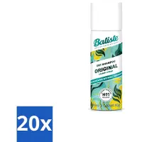 Batiste - Classic Clean - Shampooing sec - Parfum frais et propre - Rafraîchit et donne de la tenue - 50 ml - Pack avantage - 20 pièces
