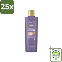Unilever 25 x Shampoo réparateur protéiné Plex Care Andrélon Pro - 250 ml - Lot économique - 25 pièces