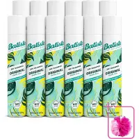 Batiste 12 flacons de shampoing sec Original - Parfum frais classique - 200 ml - Pack économique - 12 pièces