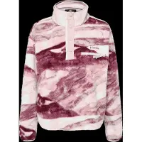Columbia - Polaire imprimée à col montant demi-pressionné - Helvetia II Printed Cropped Half Snap Antique Mauve Summits pour Femme en Nylon - Taille L