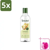 Timotei 5 flacons de shampooing 2-en-1 , enrichi à l'huile d'amande, pour tous types de cheveux, 300 ml - Pack économique - 5 pièces