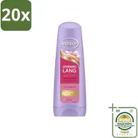 Unilever 20 x Après-shampooing Andrélon Levendig Lang - 200 ml - Pack économique - 20 pièces