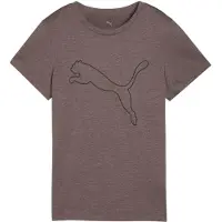 Puma W TAD ESSENTIAL Heather Logo Tee - violet, Taille:XXL
