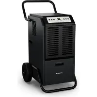 Klarstein DuraDry 70L déshumidificateur d'air, 70 L/J, réservoir de 5,5 L, ≤ 52 dB, système de dégivrage, filtre lavable, mobile, pour sous-sols, halls industriels, salles de sport, 60-100 m²