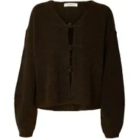 Selected Duffle-coat Cardigan Femme Marron M