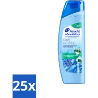 Head & shoulders 25 flacons de shampooing antipelliculaire Pure Intense, effet rafraîchissant, 250 ml - Pack économique - 25 pièces
