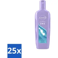 Unilever 25 shampooings 2-en-1 Andrélon - 450 ml - Pack économique - 25 pièces