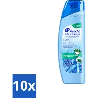 Head & shoulders 10 flacons de shampooing antipelliculaire Pure Intense, effet rafraîchissant, 250 ml - Pack avantage - 10 pièces