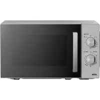 Silva MW-G 25.5 Micro-ondes Argent, Noir 700 W, Micro-ondes, Noir, Argent
