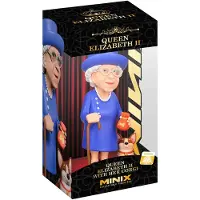Minix Figure Queen Elizabeth Ii With Corgi