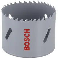 Bosch 2 608 580 408, image unique, foret, plaque de plâtre, métal, métal non ferreux, plastique, bois tendre, gris, acier à haute vitesse (HSS), acier à haute vitesse (HSS)