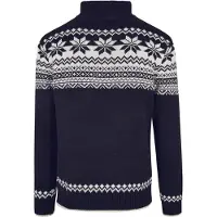 Brandit Pull-over bleu marine / blanc