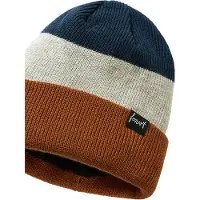 Forvert Bonnet 'Beaver Creek' bleu foncé / marron / gris